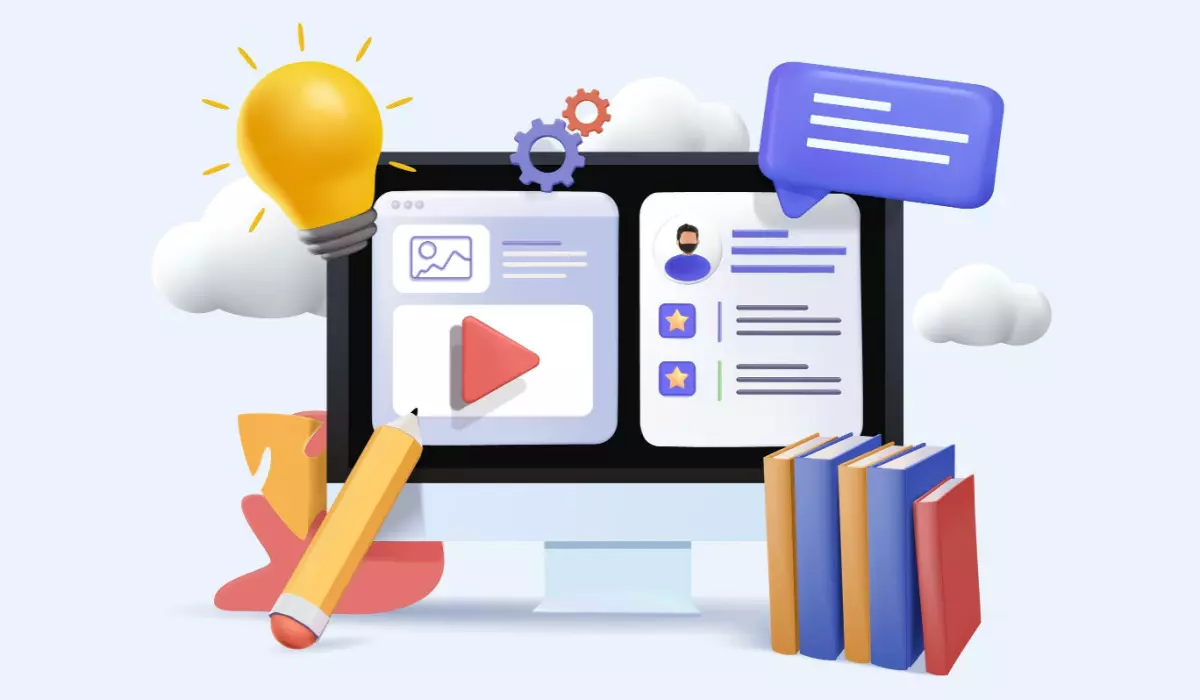 Course creation module in learning management system software